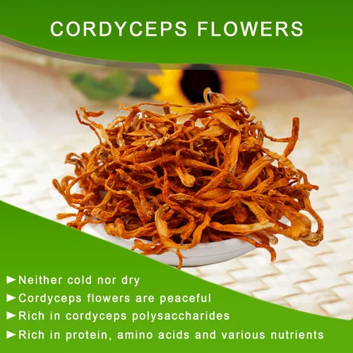 Miniatura 5 de Cordyceps Flower Dry Pot Ingredientes de sopa Alimentos que son beneficiosos para la salud (8 onzas)