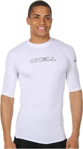 O'Neill Basic Skins UPF 50+ - Camiseta de protección solar de manga corta para hombre Blanco