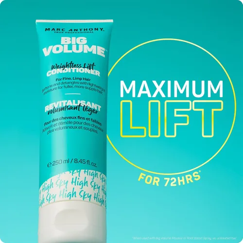 Miniatura 3 de Marc Anthony Acondicionador de gran volumen, humedad sin peso para cabello voluminoso