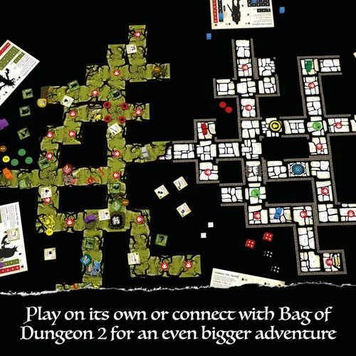 Miniatura 7 de Bag of Dungeon–Juego de Mesa de Aventura Fantástica para Familias y Fanáticos de RPG 1–4 Jugadores, Edades 7+ Explorador de Mazmorras Clásico