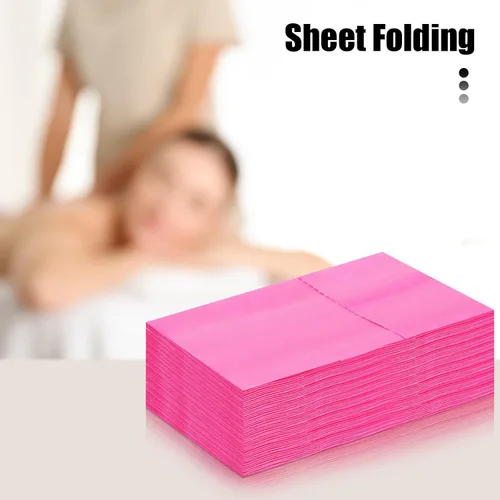 Miniatura 6 de 30 sábanas desechables para mesa de masaje, sábanas de 31 x 79 pulgadas, fundas desechables para cama de spa, mantel de masaje no tejido, Rosa