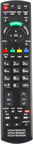 Nuevo N2QAYB000837 Control remoto para Panasonic TV TC-P50ST60 TC-P55ST60 TC-P60ST60 TC-P65ST60 TC-P60ZT60 TC-P65ZT60 TC-P55VT60 TC-P60VT60 TC-P6