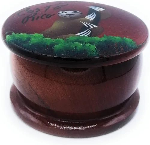 Miniatura 19 de Joyero de madera - Decoración pintada a mano - Juego de 1 joyero auténtico de la selva tropical costarricense - Artesanal - Estuche