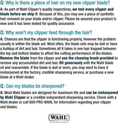 Miniatura 8 de Wahl Professional Animal 10 Cuchilla desmontable de la serie Competition Media con longitud de corte de 1/16 pulgadas (2358-100)