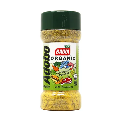 Badia Condimento Latino Adobo Orgánico 12.75 Oz, Kosher, Gf, Sin Msg