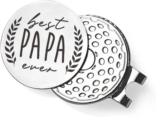 Miniatura 6 de QVUXZ Papa Dad Golf Ball Marker Gifts, Dad Grandpa Golfing Gifts from Daughter Son Kids, Golf Birthday Fathers Day for Dad Grandpa, Grandpa Dad