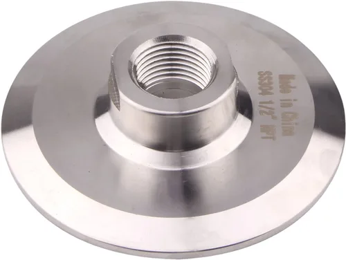 Miniatura 7 de DERNORD Abrazadera Sanitaria Tri a NPT Hembra Tri Clover (1" NPT Hembra (abrazadera Tri de 1.5 pulgadas))