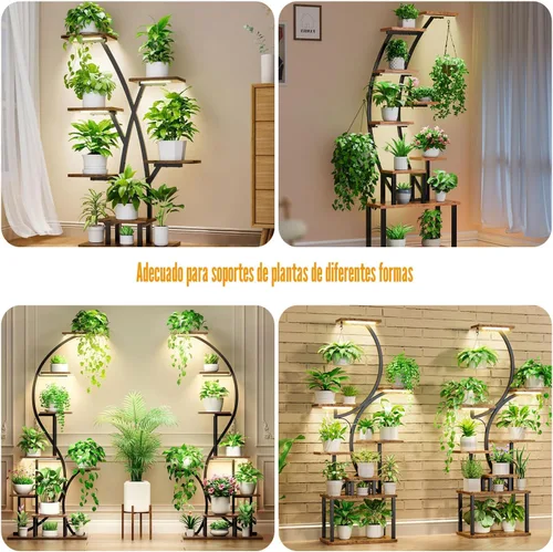 Miniatura 7 de Tiras de luz LED para cultivo, luces de cultivo para plantas de interior espectro completo 3000K, barra de luz para plantas con temporizador