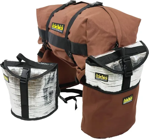 Miniatura 9 de TrailMax Bolsas de alforja sobre la silla de montar; bolsas de alforja se adaptan a la mayoría de las sillas de montar occidentales; ideales