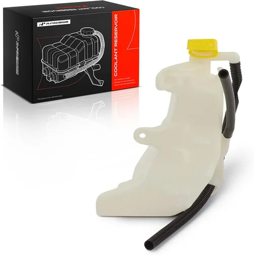 A-Premium Tanque de depósito de recuperación de desbordamiento de refrigerante del motor [con tapa y tubería] Compatible con Jeep [WK2] Grand
