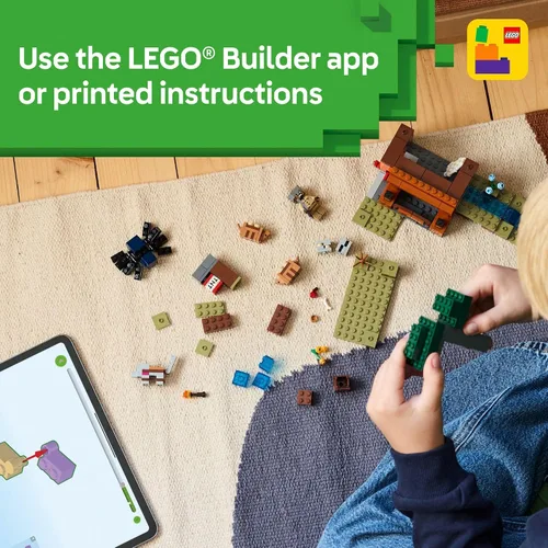 Miniatura 8 de LEGO Minecraft La Expedición Minera del Armadillo - Figuras de Juguete y Set de Juego - Juguete de Construcción de Minecraft para Niños, Niños