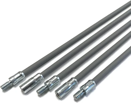 Miniatura 3 de Midwest Hearth Kit de cepillo redondo de chimenea para estufa de pellets de 3 pulgadas y varilla de chimenea de 20 pies