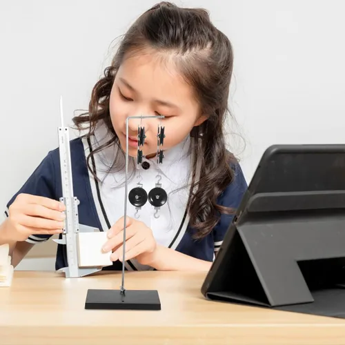 Miniatura 5 de iplusmile Juego de bloques de polea – 5 poleas con soporte y cuerda – Demuestra poleas fijas y móviles, enseña ventaja mecánica – Kit de laboratorio