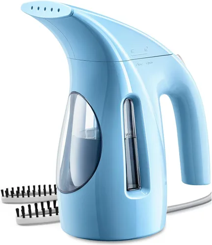 Miniatura 9 de HiLIFE Vaporizador para ropa, diseño portátil de mano, gran capacidad de 240ml, 700W, vapor penetrante fuerte, elimina arrugas, para el hogar