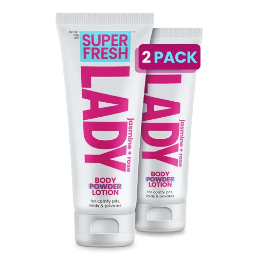 Miniatura 8 de Super Fresh Lady Parts - Loción desodorante con protección en polvo, para senos, partes privadas, entrepierna y muslo interior, absorbe el sudor