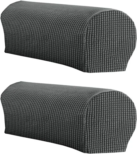 Miniatura 10 de LINGXIYA Funda de Reposabrazos de Terciopelo Suave y Elástico, Fundas para Reposabrazos de Sillas/Sofas, Fundas para Brazos de Sofá, Protector