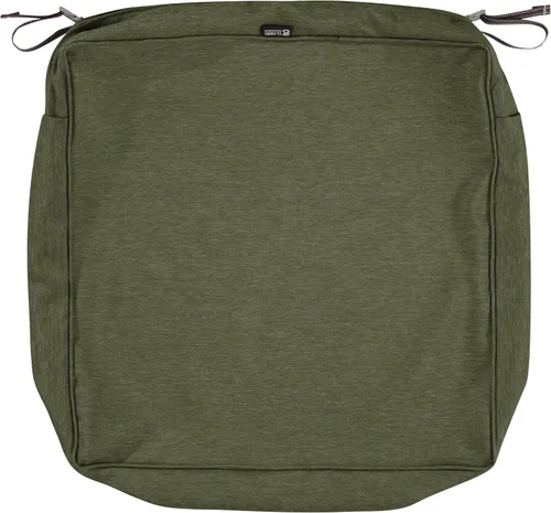 Miniatura 19 de Classic Accessories Montlake - Funda deslizante para cojín de asiento rectangular resistente al agua de 21 x 19 x 5 pulgadas para exteriores, funda