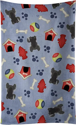 Miniatura 105 de Caroline's Treasures BB2654KTWL Dog House Collection Airedale - Toalla de cocina para invitados, toalla de baño decorativa para cara, té, paño