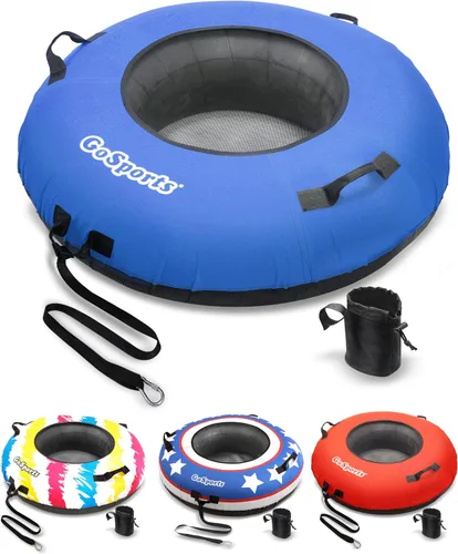 Miniatura 9 de GoSports Tubo de río resistente de 44 pulgadas con cubierta de lona premium - Tubo de río de grado comercial - Estrellas y rayas