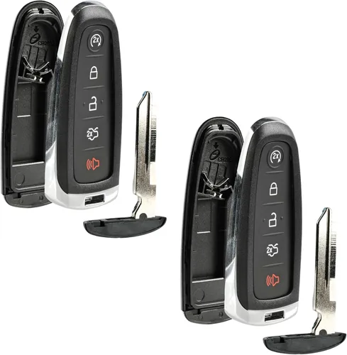 Miniatura 8 de Carcasa de llavero con control remoto de entrada sin llave compatible con Ford Edge Expedition Explorer Flex Focus Taurus Lincoln MKX MKS MKT