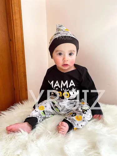 Miniatura 6 de Disfraz de mamá de bebé con texto en inglés "My Boo