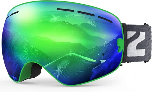 Miniatura 15 de ZIONOR X - Gafas de esquí - Gafas de snowboard con lente desmontable OTG para hombres, mujeres y adultos