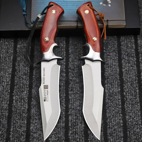 Miniatura 8 de WPKOPYA WZD-006 Cuchillo de caza fijo con cuchillo táctico de vaina, adecuado para caza en la selva, senderismo, pesca, rescate y autodefensa, EDC