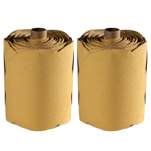 Miniatura 12 de 100 PIEZAS Discos de lija de 6 pulgadas PSA de grano 180 autoadhesivos de respaldo adhesivo para lijadora DA, papel de lija para acabado de madera