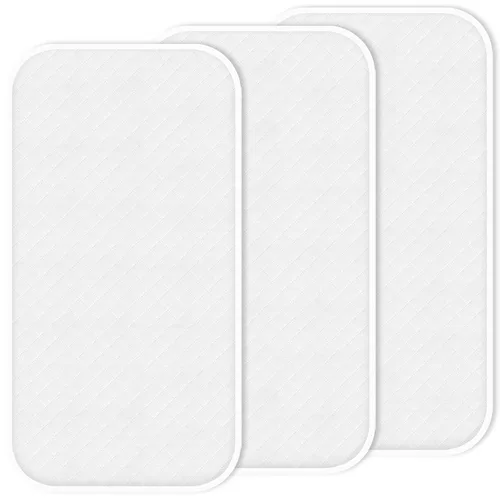 Miniatura 13 de Almohadilla acolchada para cambiar pañales para bebé, antideslizante, paquete de 3 almohadillas de incontinencia reutilizables de absorción pesada