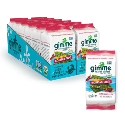 Miniatura 10 de Aperitivos de alga orgánica tostada de GimMe Health Foods