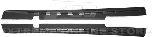 Miniatura 9 de Repuesto para todos los modelos Chevrolet Corvette C5 1997-2004 ZR1 Par de extensión de panel basculante de faldas laterales de estilo extendido