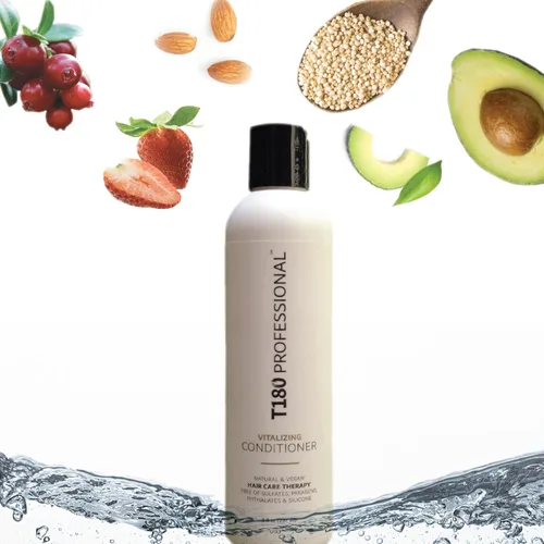 Miniatura 5 de Acondicionador Vitalizing – Control de encrespamiento vegano para todo tipo – Nutrición natural con – Hidratante profundamente para cabello dañado