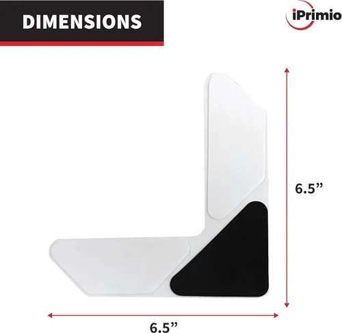 Miniatura 3 de StepNGrip Agarradores de Esquina para Alfombras Paquete de 4 - Aplana los Bordes para Mantener las Alfombras en su Lugar - Impide el Curvado