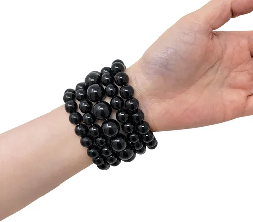 Miniatura 5 de Conjunto de 5 pulseras elásticas de perlas sintéticas para mujer