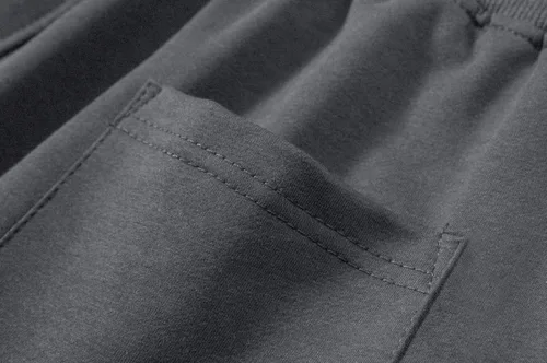 Miniatura 5 de CRYSULLY Pantalones cortos de algodón para hombre con bolsillos con cremallera