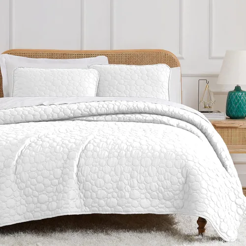 Miniatura 10 de Southshore Fine Living, Inc. Juego de colcha tamaño queen extragrande, colcha suave con dos fundas de almohada a juego