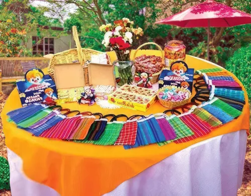Miniatura 2 de Alondra's Imports (TM - Bolsas mexicanas para dulces mexicanos, malla mini mercado, bolsas Fiestas) 10 x 7 (6 unidades)