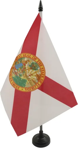 Miniatura 64 de Bandera de mesa de Colorado de 4 x 6 pulgadas, bandera de escritorio del estado de Colorado de EE. UU., 5.9 x 3.9 in, palo y base de plástico negro