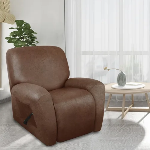Miniatura 2 de ANARACHON Fundas para Sillas Reclinables Tipo Cuero, 4 Piezas Funda para Sillón Reclinable Lazy Boy, Protector de Muebles - Funda Suave Lavable