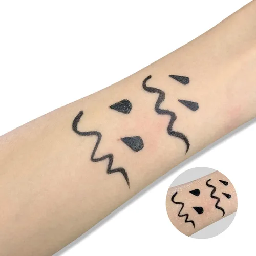 Miniatura 5 de Erinde Sello delineador de ojos con alas, 2 bolígrafos, delineador líquido impermeable y sello para ojos de gato perfectos, herramienta de plantilla