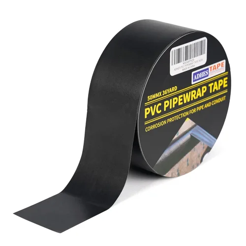 ADHES Cinta de Protección contra la Corrosión para Tuberías, 2 Pulgadas X 36 Yardas (108 Pies), Cinta Envolvente para Tuberías de PVC de 6.0 Mil