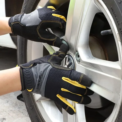 Miniatura 3 de Guantes de trabajo para fortalecer la protección de las articulaciones de los dedos, guantes de trabajo multifuncionales para hombres, guantes