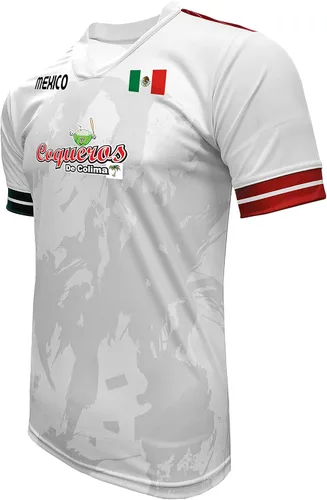 Miniatura 2 de Jersey México Los Coqueros de Colima 100% Poliéster BlancoGris_Hecho en México