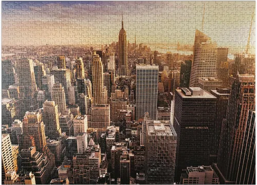 Miniatura 8 de MyPuzzle Skyline - Nueva York - Rompecabezas prémium de 100 piezas para adultos