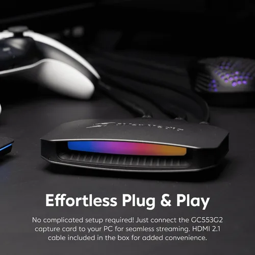 Miniatura 10 de AVerMedia Tarjeta de Captura 4K60 con HDMI 2.1, Baja Latencia, Paso Directo 4K144/4K120, Dispositivo de Captura de Juegos para PS5, PS5 Pro, Xbox