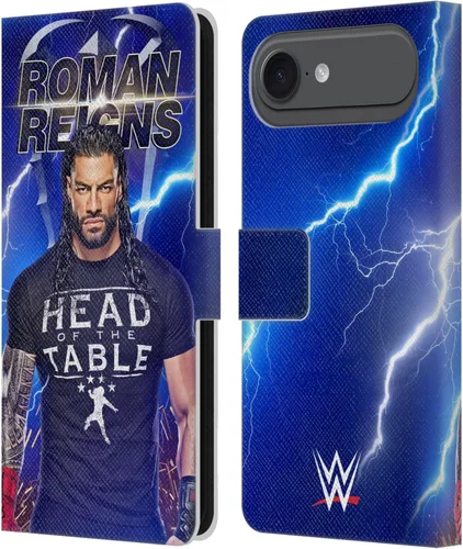 Miniatura 90 de Head Case Designs Officially Licensed WWE Distressed Logo Roman Reigns Leather Wallet Case Compatible with Apple iPhone 11
