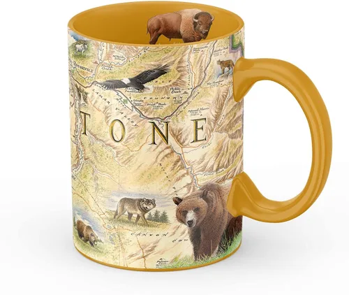 Miniatura 15 de Xplorer Maps Boston Map Taza de cerámica (16 onzas) – Taza de café sin BPA para bebidas calientes y frías – perfecta para oficina, hogar o regalo
