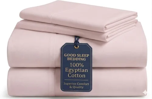 Miniatura 18 de Good Sleep Bedding Juego de sábanas divididas tamaño King para cama ajustable, sábanas de lujo, algodón egipcio, juego de sábanas de 5 piezas
