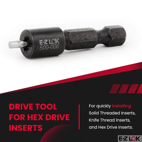 Miniatura 2 de E-Z LOK Herramienta de accionamiento - Opcional - Uso con 329-006, 303-006, 400-M3