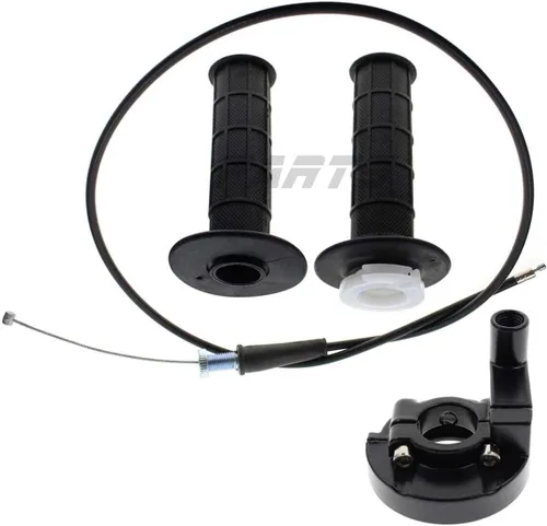Empuñaduras de cable del acelerador giratorio W/CLAMP para Monster Moto 80CC Mini Bike 715668650947 Model_TRD-RST-10110